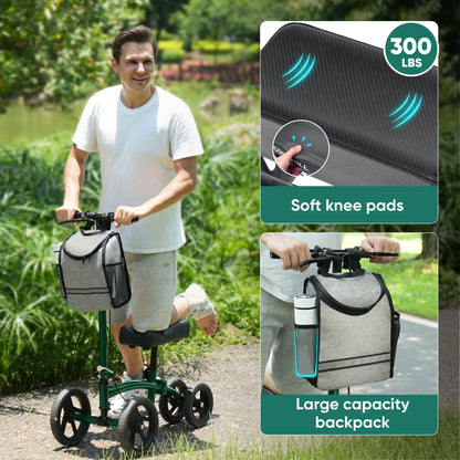 Steerable Knee Scooter - Black