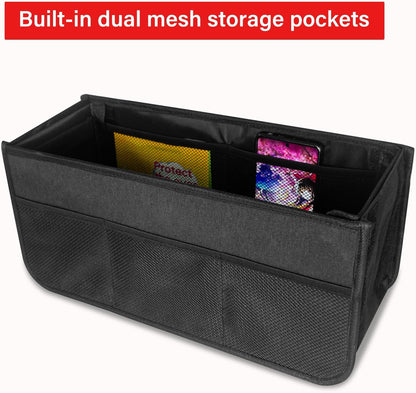 Upgrade Rollator Basket,Walker Basket Bag for Folding Walker Storage,Rollator Walker Bag Cup Holder,Large Capacity Rollator Walker Accessories Organizer (Rollator Basket + Gift Box)