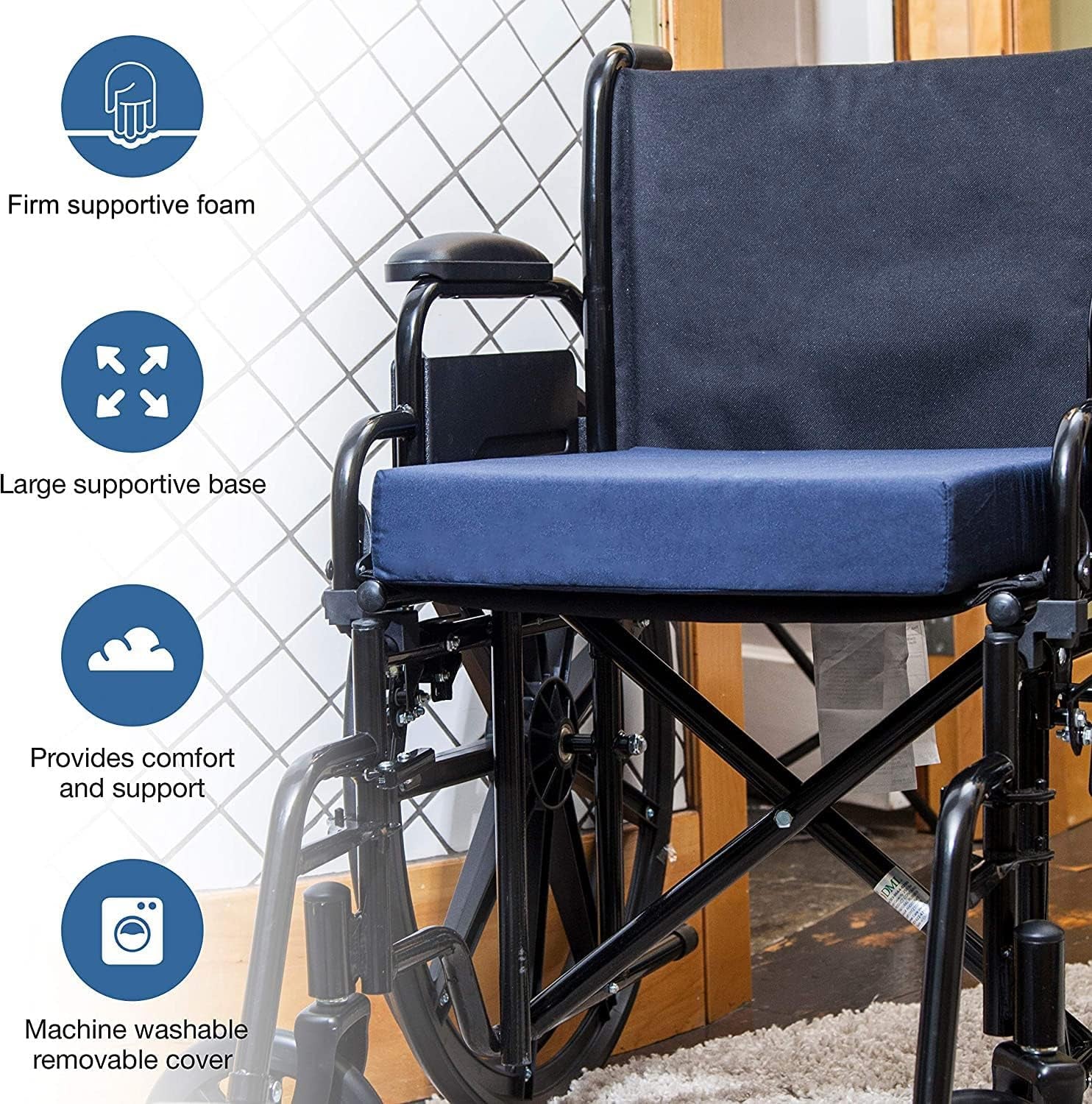 Seat and Chair Cushion for Wheelchairs, Scooters & Chairs