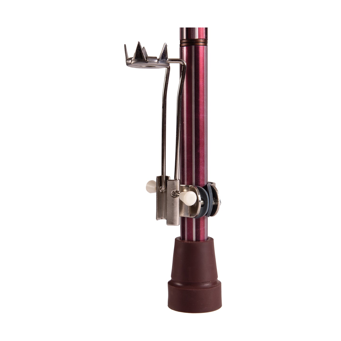 Retractable 5 Prong Ice Grip Attachment for Canes, Crutches, and Walkers, Snow Safety