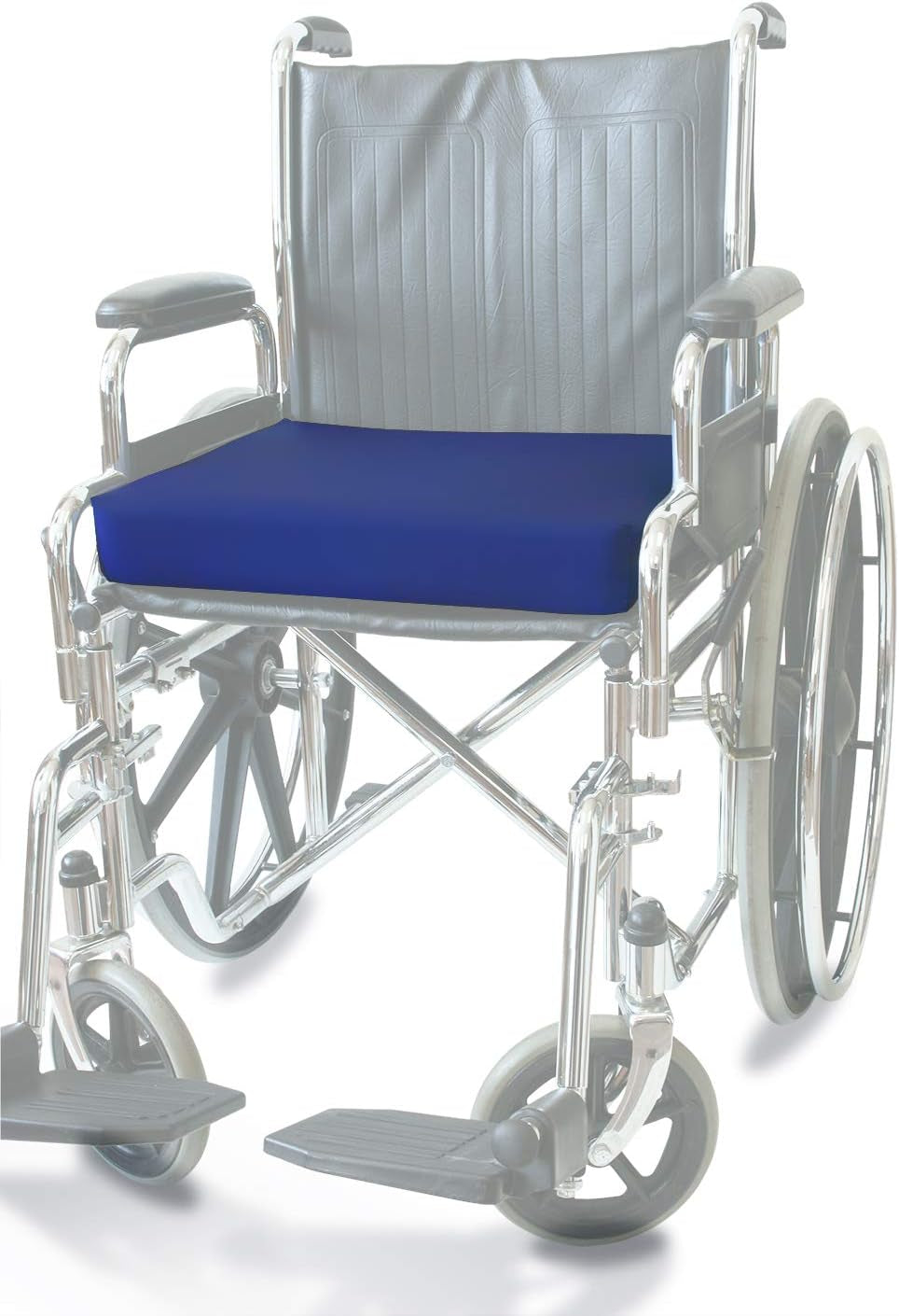 Firm Non-Slip Wheelchair Seat Cushion, 22 X 18 X 2 Inch