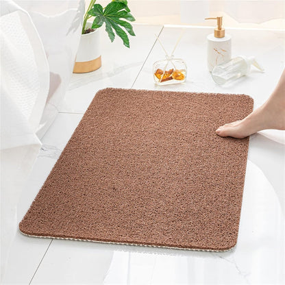 Secure Mat, Non-Slip Bathtub Mat, the Ultimate Non-Slip Bath Mat, Shower Mat Floor Mat for Tub, Shower, Bathroom (Brown, 45X75Cm(17.72"X29.53"))